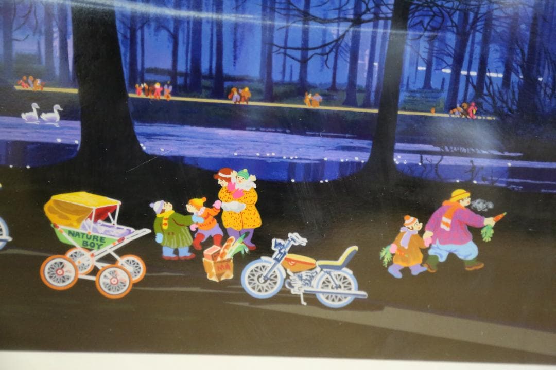 ヒロ・ヤマガタ 『スウェーデンの森の物語』 シルクスクリーン