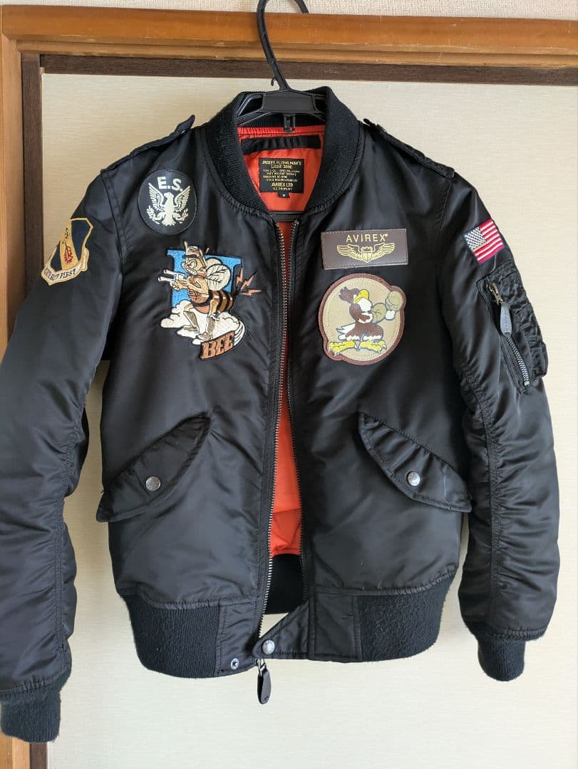 V*r様 AVIREX ワッペン L2B フライトジャケット FREE SIZE