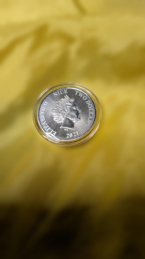 2021年 ニウエ「とどろく・ユダのライオン」純銀 1オンス 銀貨