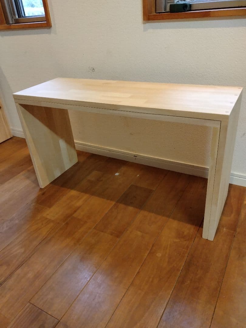 木製　ハンドメイド　オーダー　テーブル　サイドテーブル　スライド　棚　水槽台