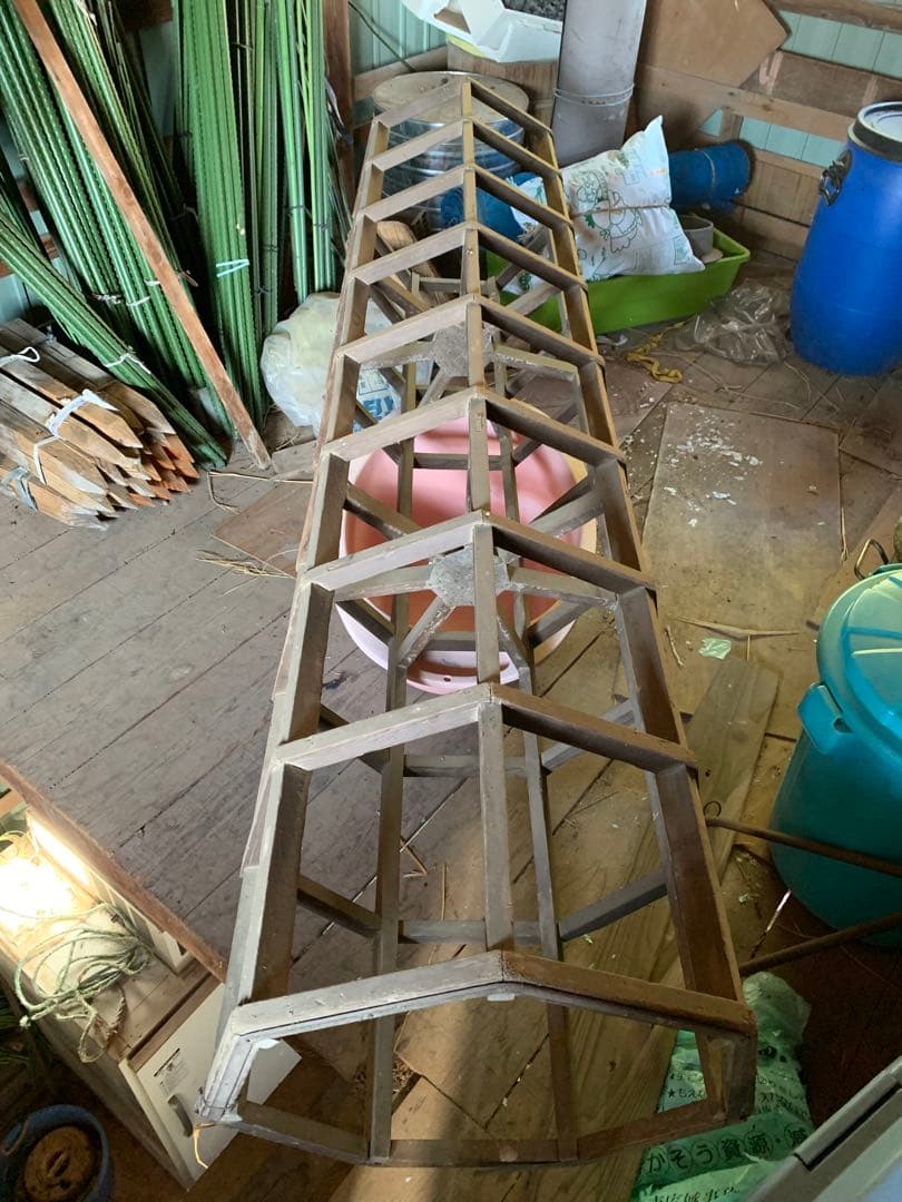 状態良好　田植え定規　田植え枠　昭和レトロ　アンティーク　石川県白山市引き取り