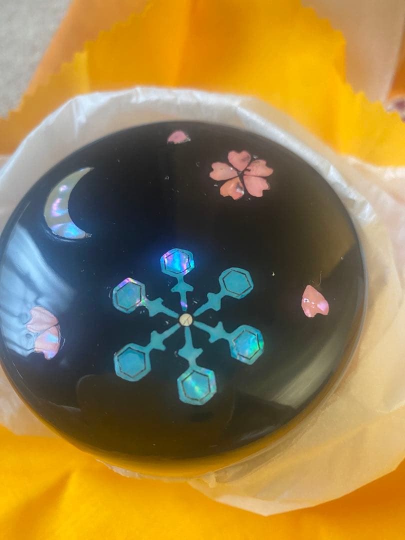 螺鈿　雪月花　棗　壱寿造　木箱入