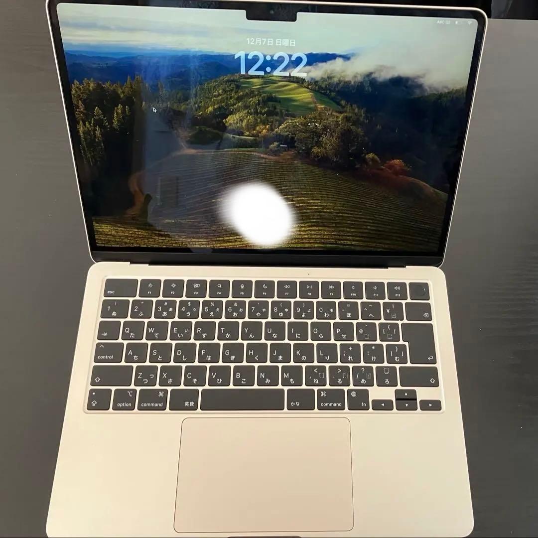 MacBook Air m2 2022 16ギガ　箱無し
