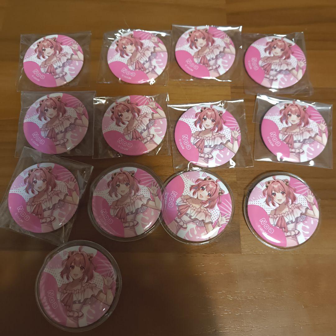 カラフルピーチ　のあさん　平パ缶バッジ