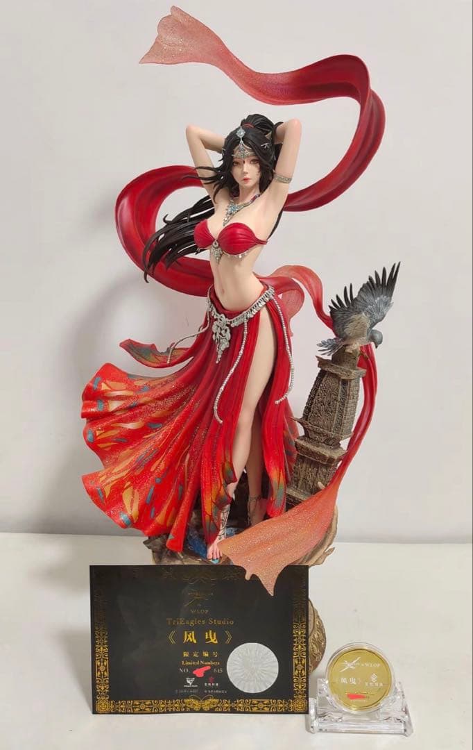 鬼刀シリーズ TES 風鈴フォンヤオ姫海琴の煙風鈴アスミ スタチュー フィギュア