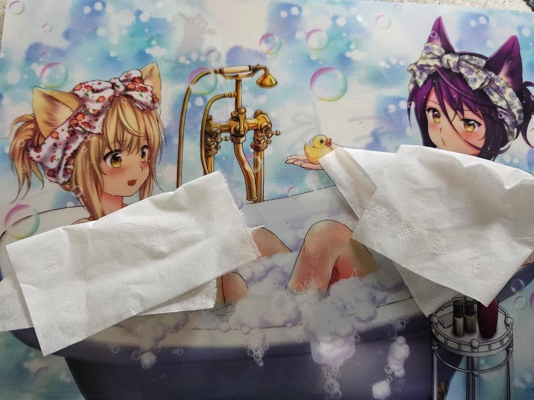 このはな綺譚　メロンブックス限定　着せ替え　クリアファイル　お風呂