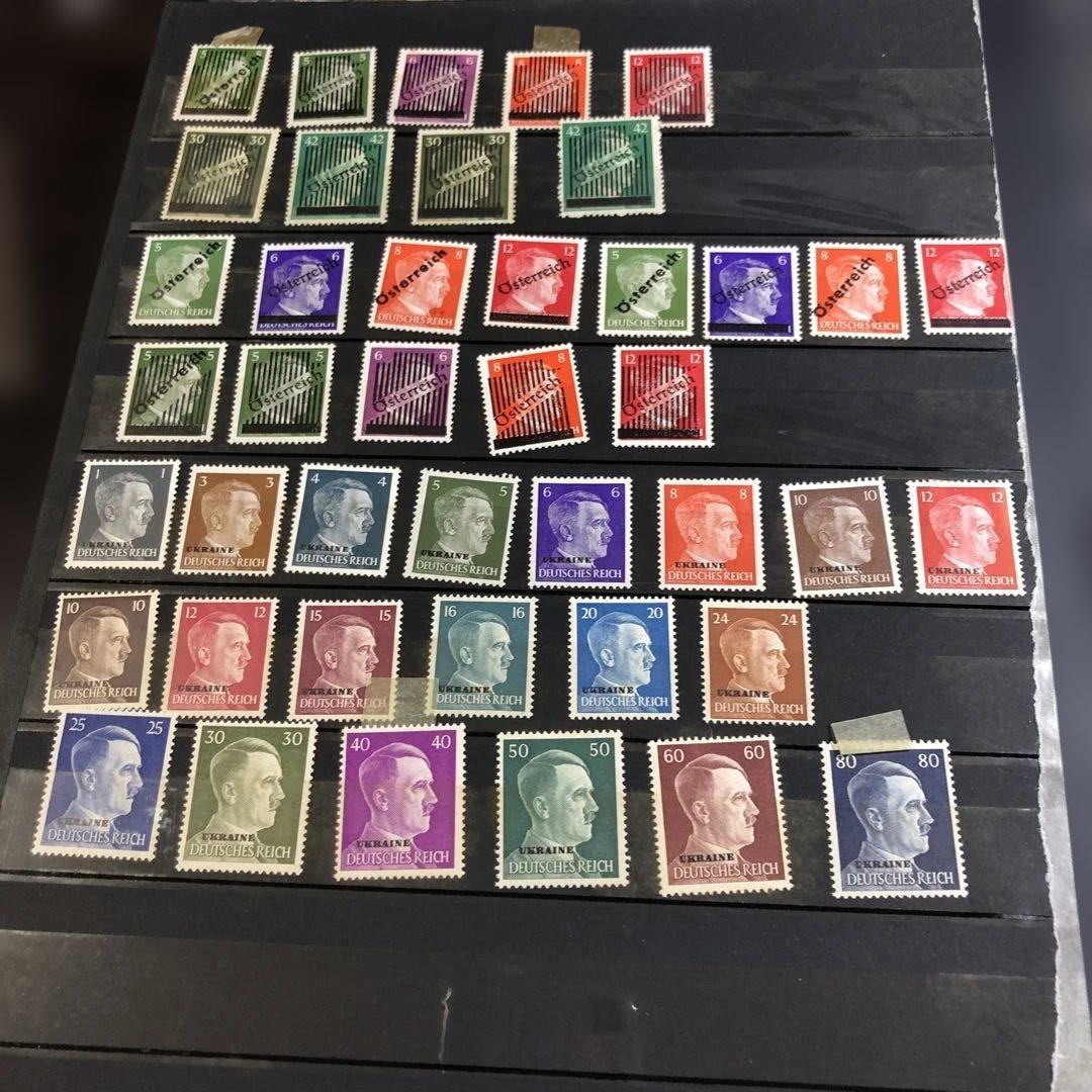 12562 ドイツ第三帝国切手大量、切手が剥がれないため安く出品します