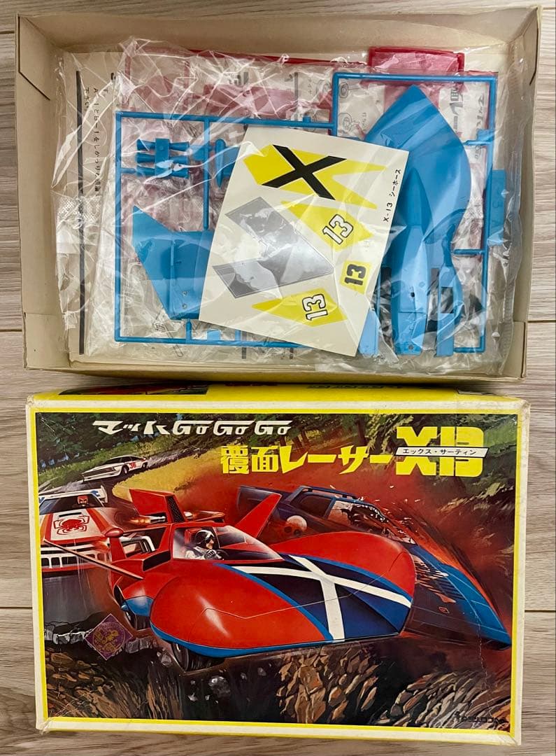 プラモデル　マッハGo Go Go 覆面レーサーX13 エックス・サーティーン