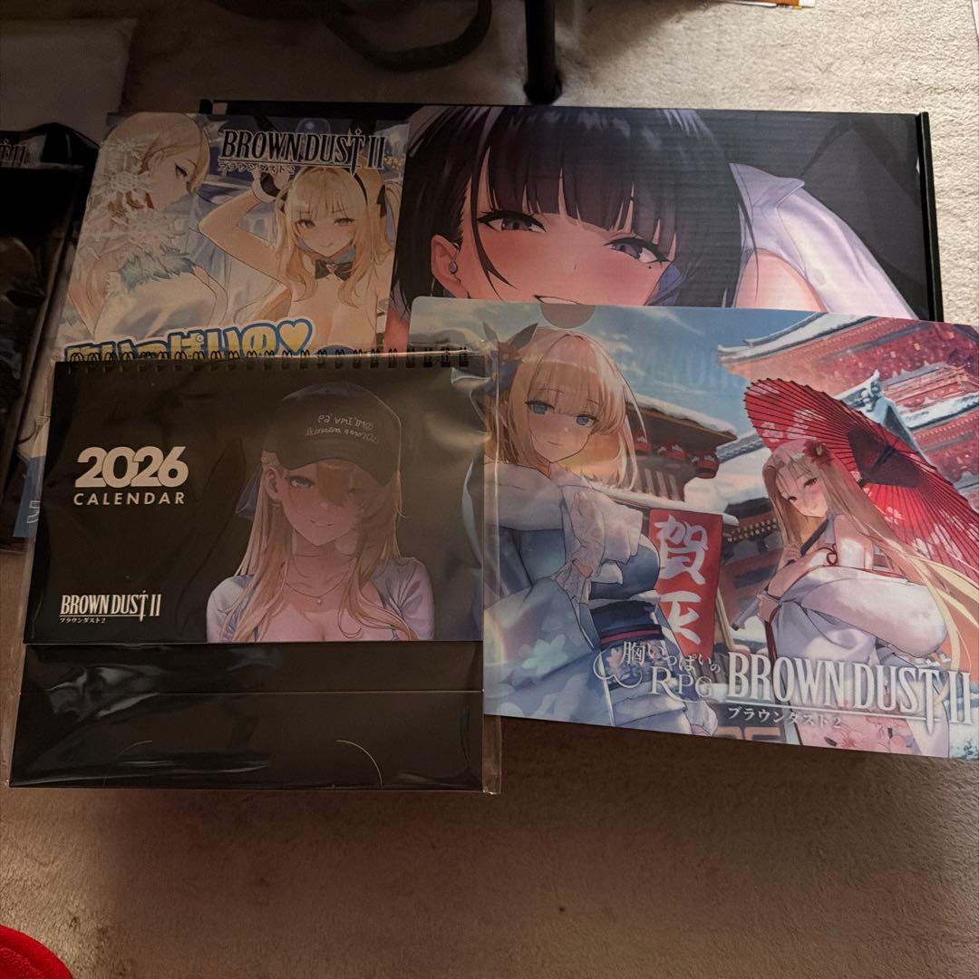 c107 ブラウンダスト2 ルベンシア　マウスパッド+会場特典