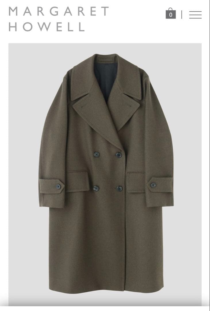 【mori様限定】 マーガレットハウエル ダブルチェスターコート