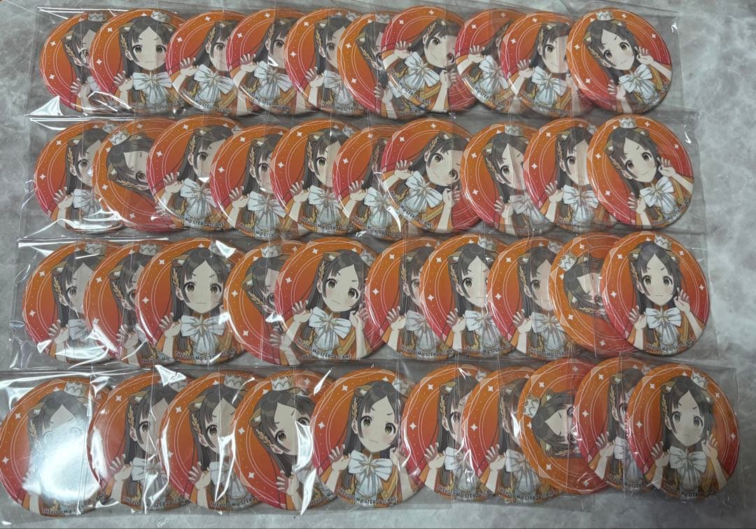 学マス 倉本千奈 スマイルベースカフェ 缶バッジ 40個