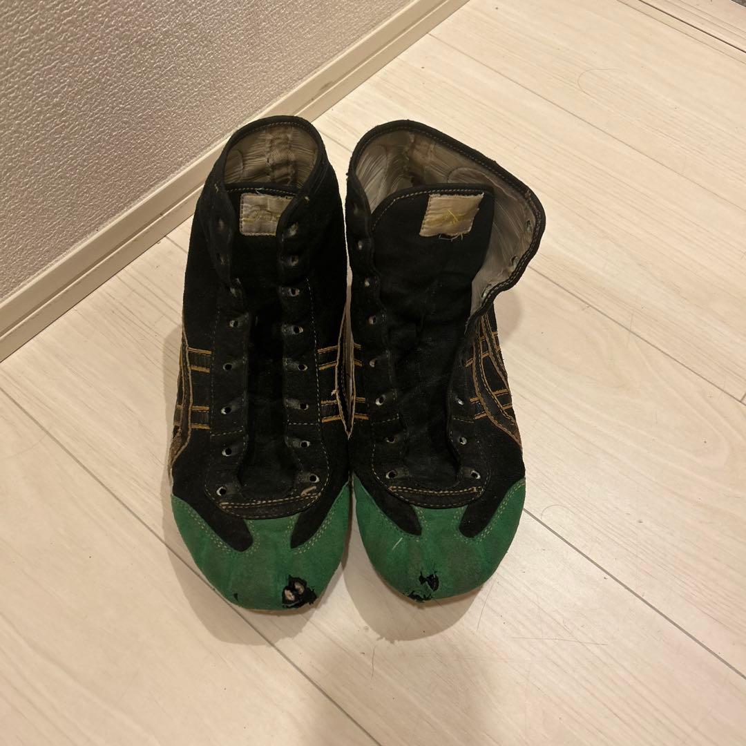 ASICS レスリングシューズ旧オーダーボクシングシューズ ハイカット