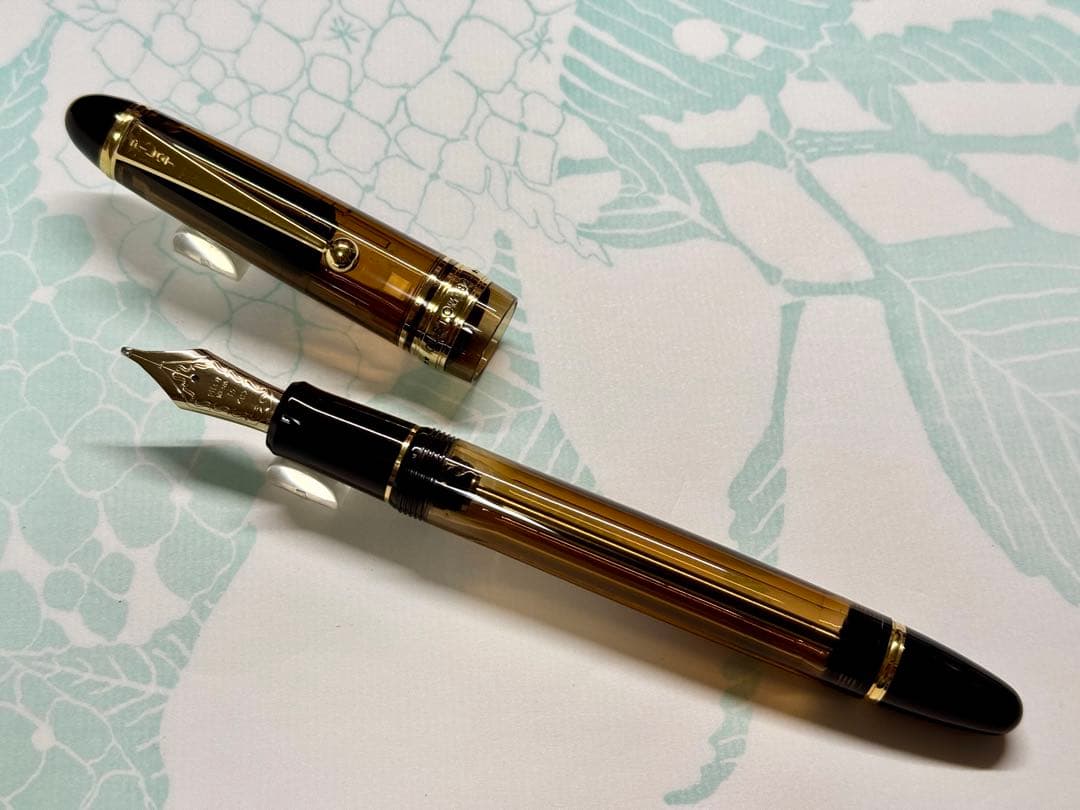 PILOT 万年筆 カスタム823 森山スペシャル コース Cニブ ブラウン軸