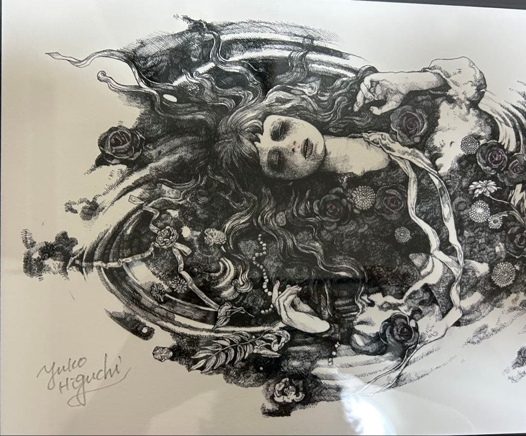 【額装】複製画　オフィーリア　廃盤品