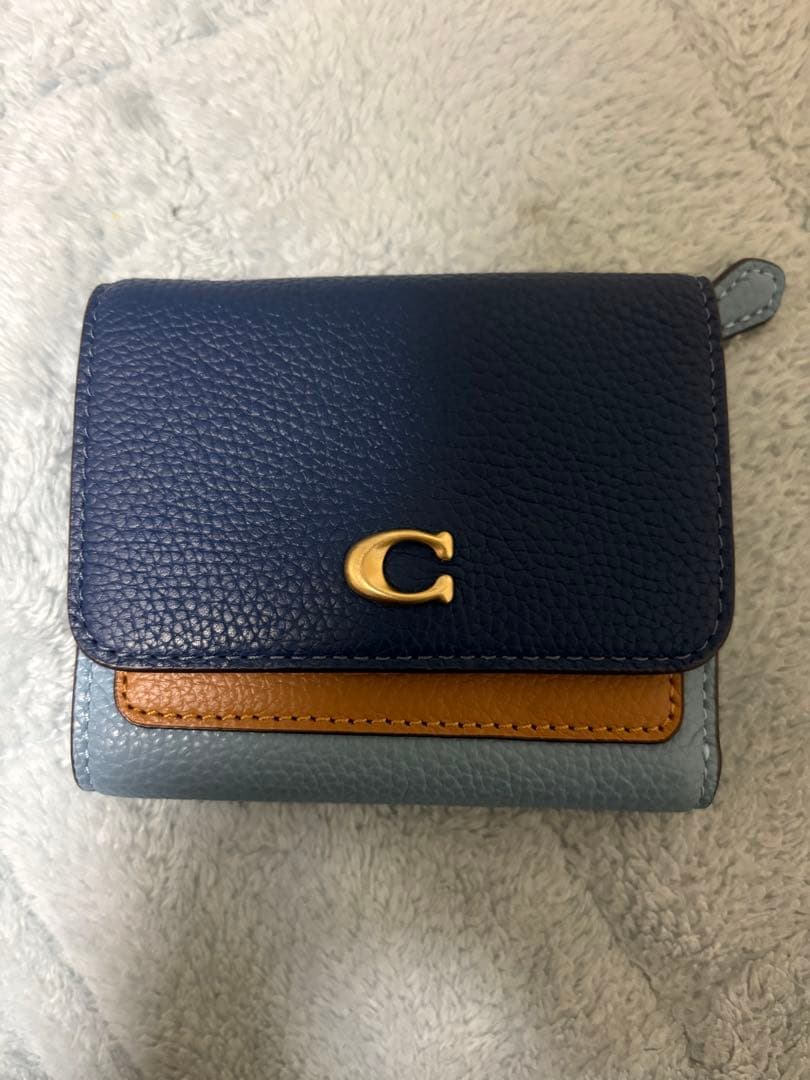 COACH ミラ スモール フラップ ウォレット・カラーブロック