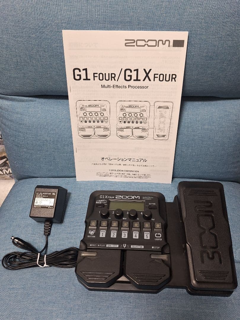 ZOOM G1X FOUR マルチエフェクター アダプター・説明書付