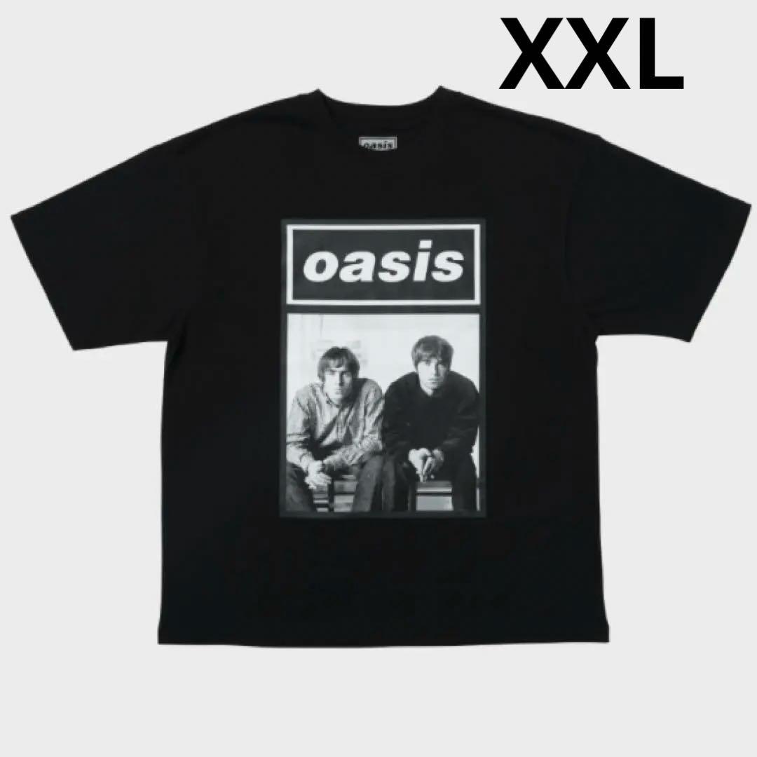 オアシス公式 oasis live '25 東京公演Tシャツ モノクロ XXL