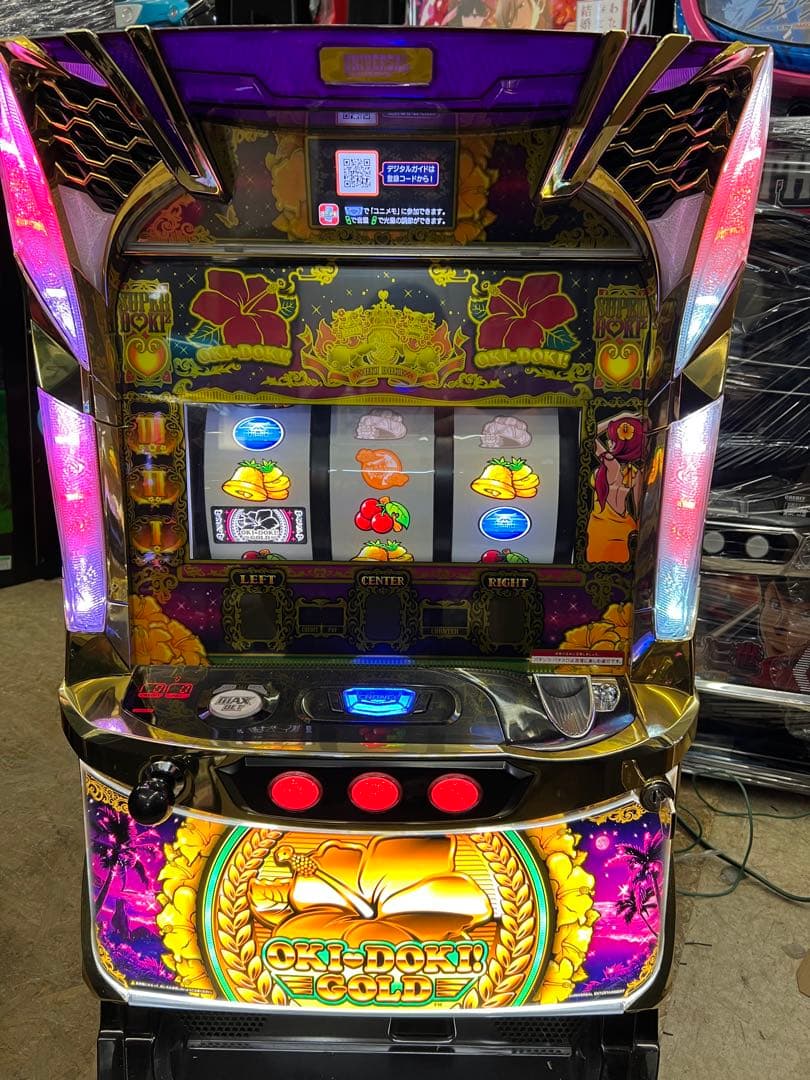 パチスロ実機　沖ドキGOLD 不要機付き