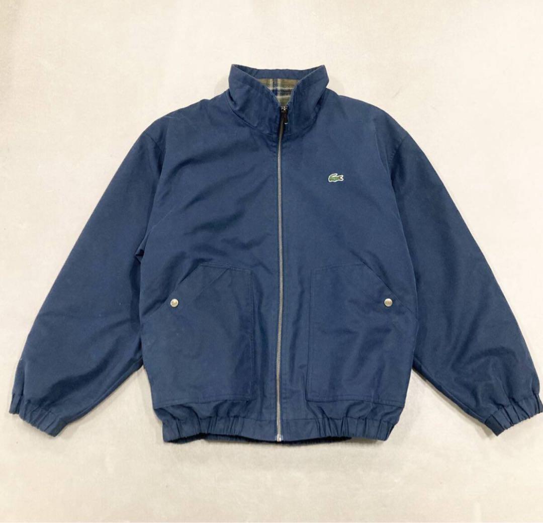 ケビン3世様 ラコステ ハリントンジャケット チェック裏　サイズ5（L〜XL〕