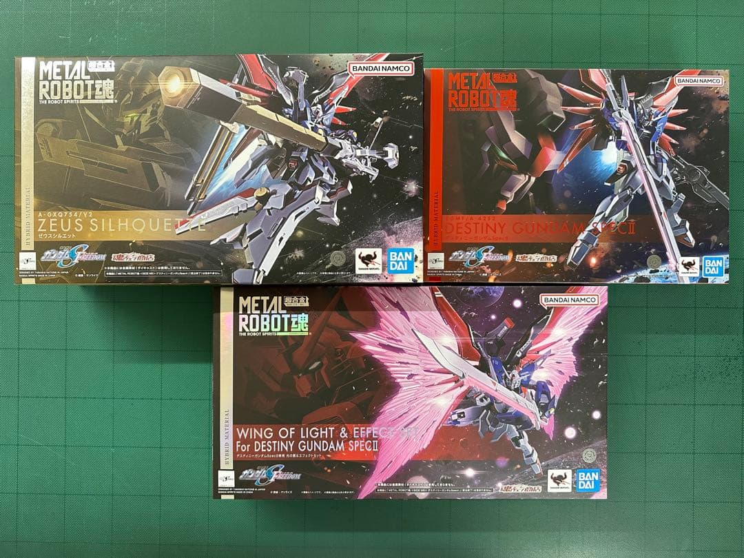 L ROBOT魂 デスティニーガンダムSpecIIゼウスシルエット光の翼