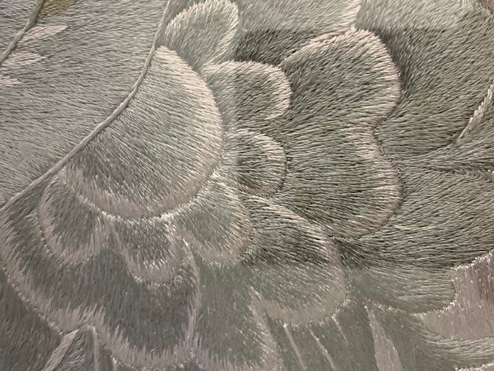 ビーグル　額装刺繍絵画