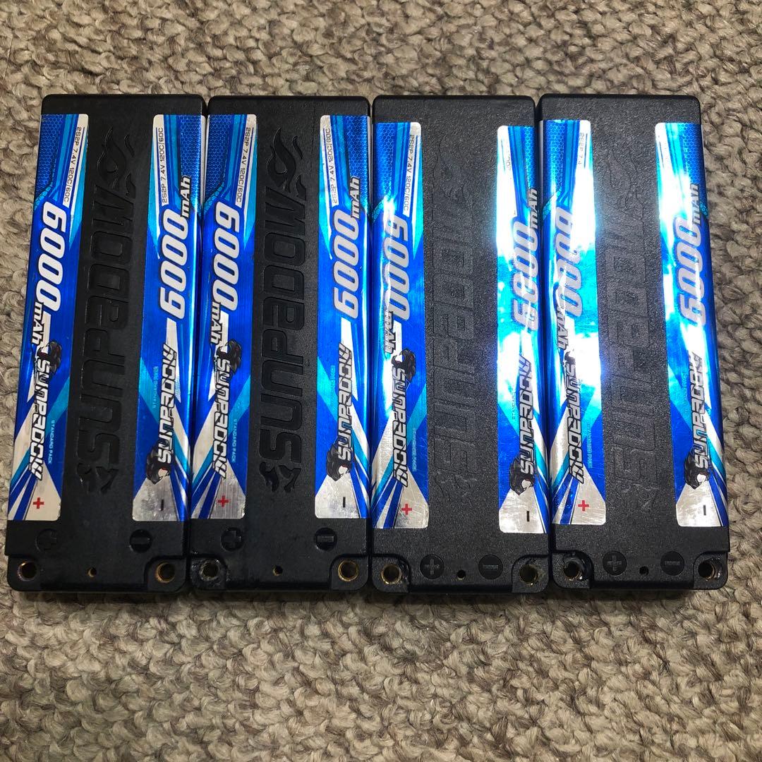 サンパドゥ 6000 リポバッテリー 4個セット