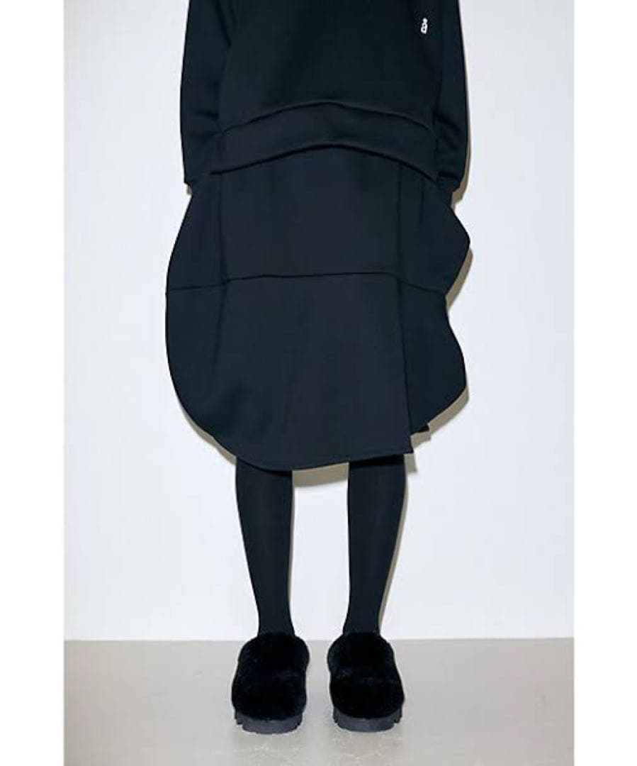 スカート nagonstans knee length curve skirt