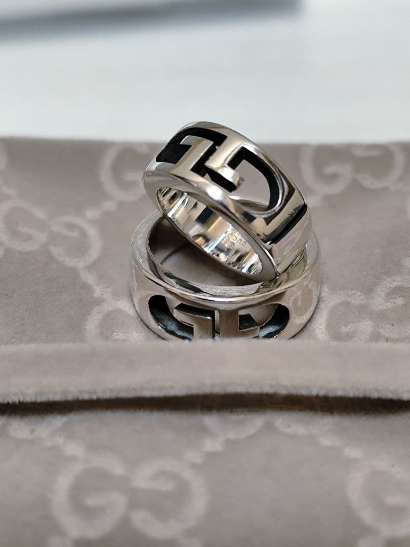 GUCCI ダブルGカットアウト ペアリング