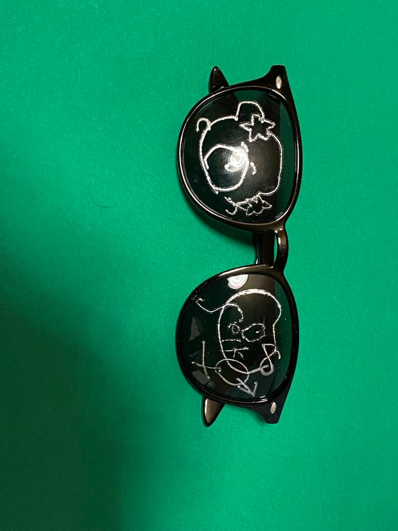 1点物大森靖子サイン入りサングラス未使用　写真3枚目付属無し