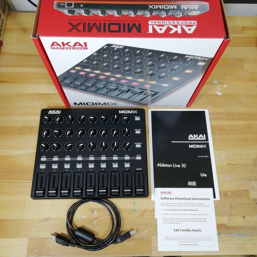 動作確認済 AKAI MIDIMIX MIDIコントローラー アカイ 付属品あり