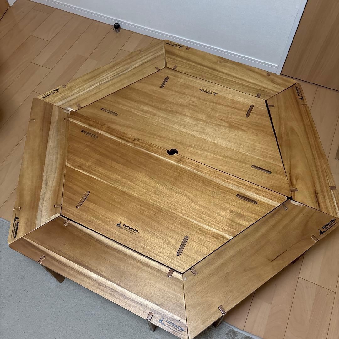 キャプテンスタッグ CSクラシック ヘキサゴンテーブルセット