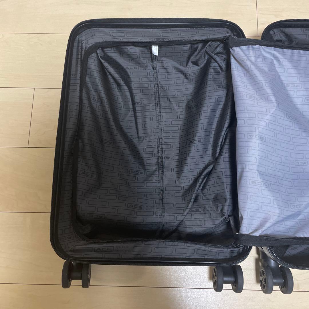 ACE キャリーケース ジョリー ブラック TSAロック 機内持込み 36L