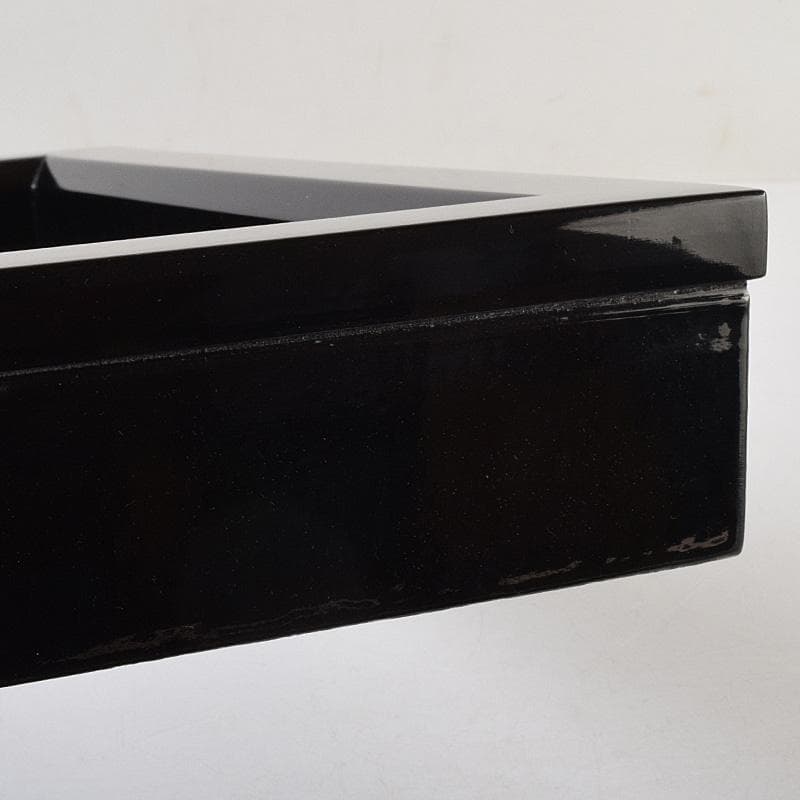 茶道具　蒔絵師　村田宗覚作　遠山蒔絵　炉縁　共箱　C　R9245B