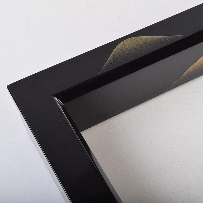 茶道具　蒔絵師　村田宗覚作　遠山蒔絵　炉縁　共箱　C　R9245B