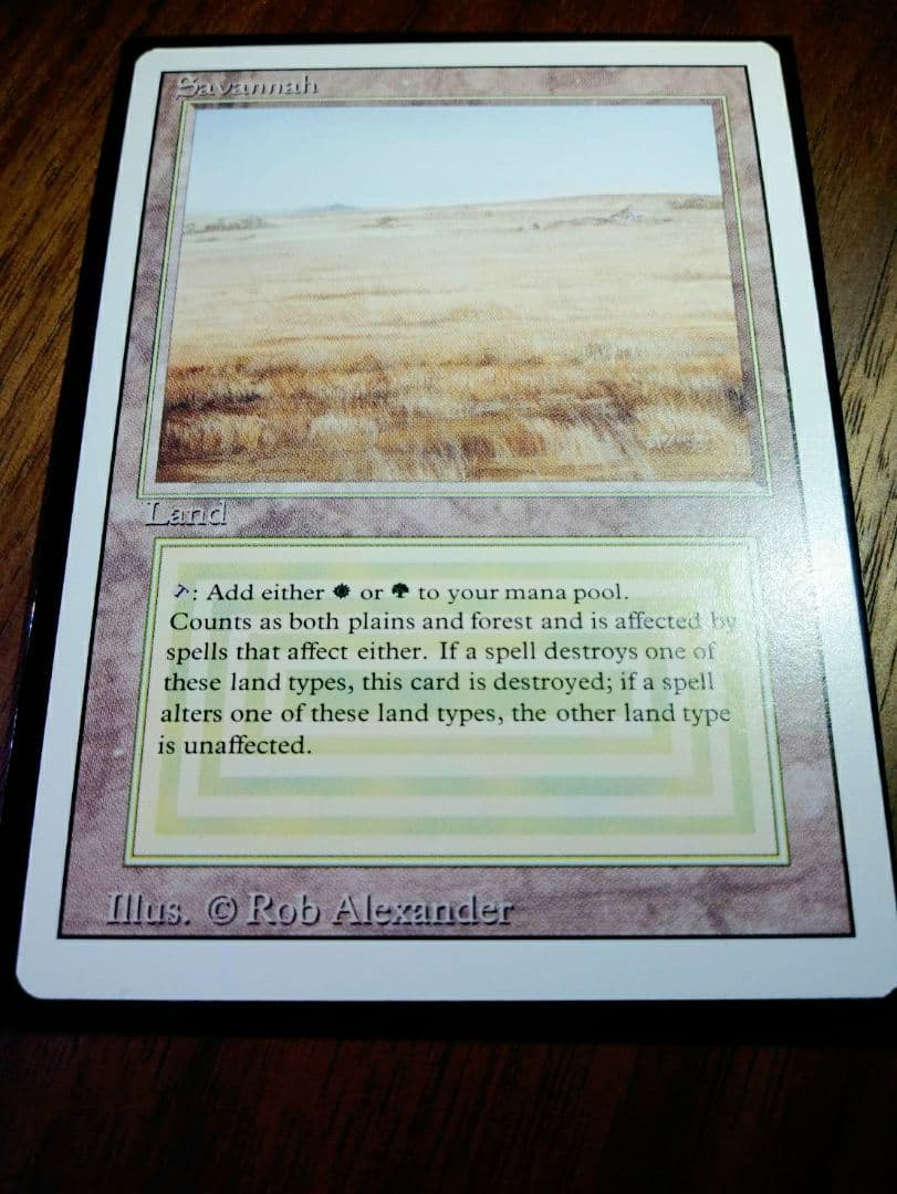 MTG  マジックザギャザリング  英語版　Savannah　サバンナ