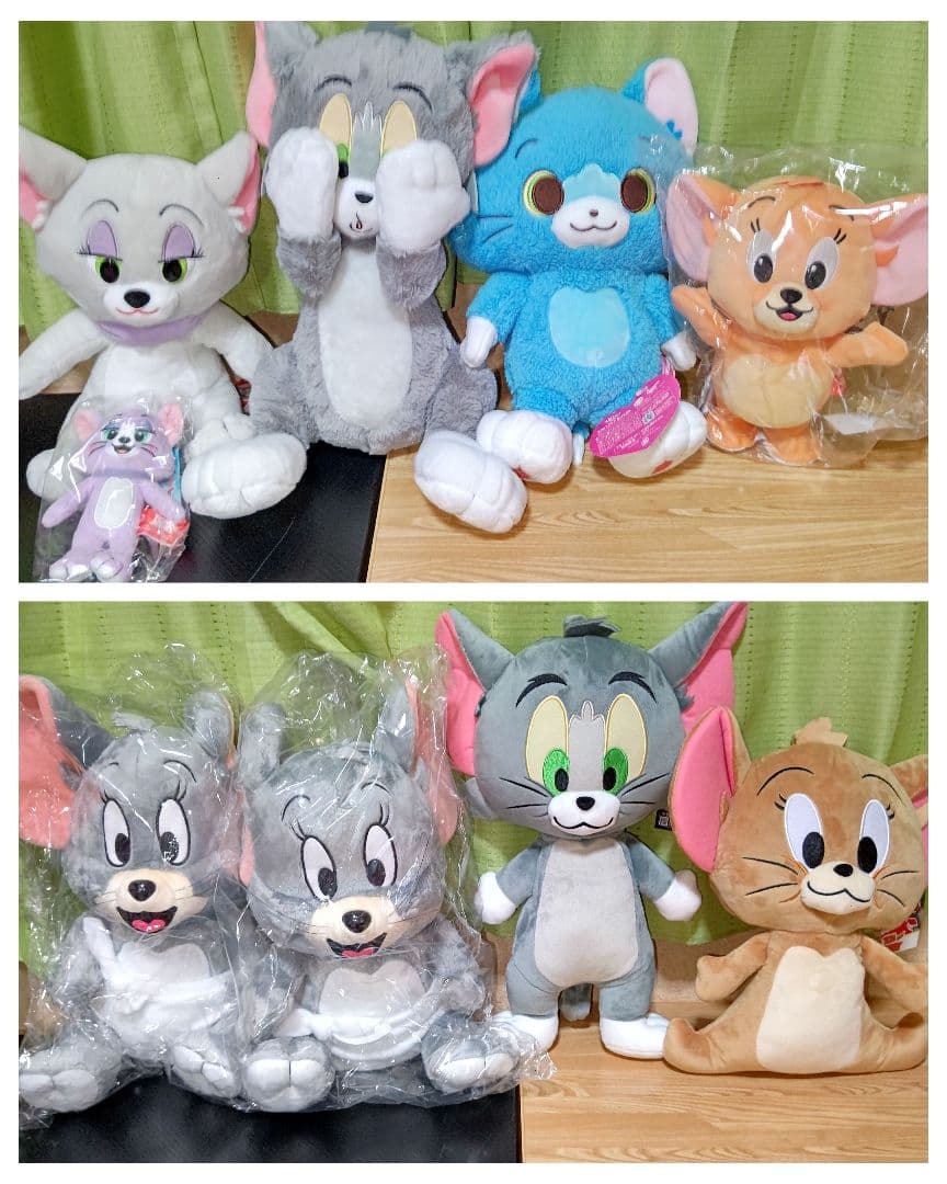 【タグ付き】トムとジェリー　ぬいぐるみセット