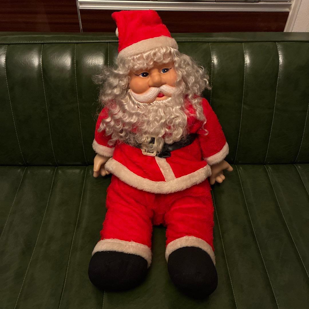 一点物 70's サンタクロース ラバーフェイスドール クリスマス ヴィンテージ