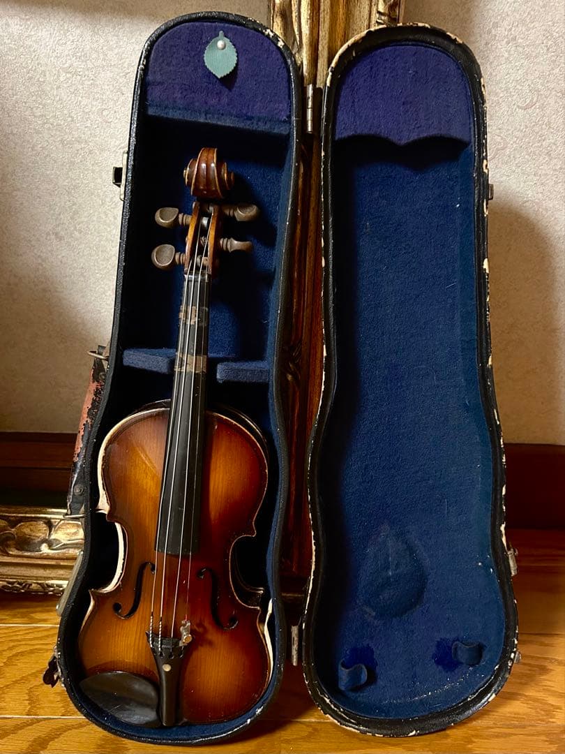 ヴィンテージ アンティーク　バイオリン　ケース付き 古道具　飾り　インテリア