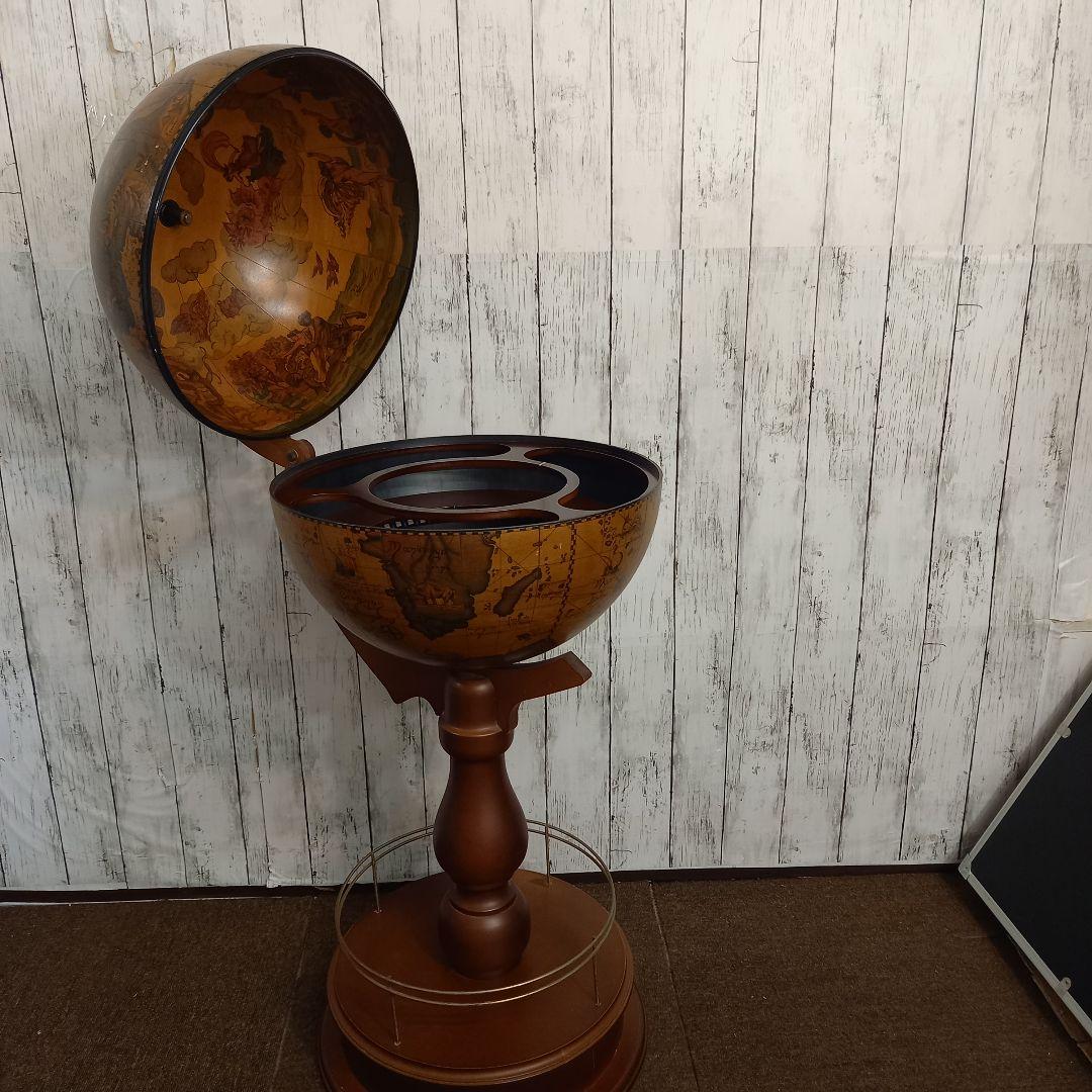 【希少】ワインラック 地球儀 オブジェ インテリア キャビネット 高さ100㎝