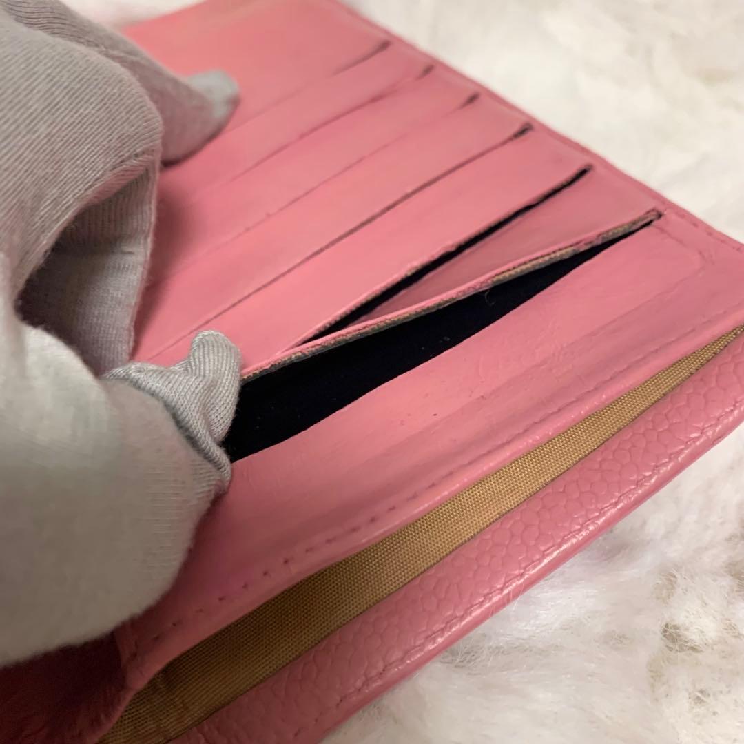 みつこCHANE シャネル　キャビアスキン　ピンク　ココマーク