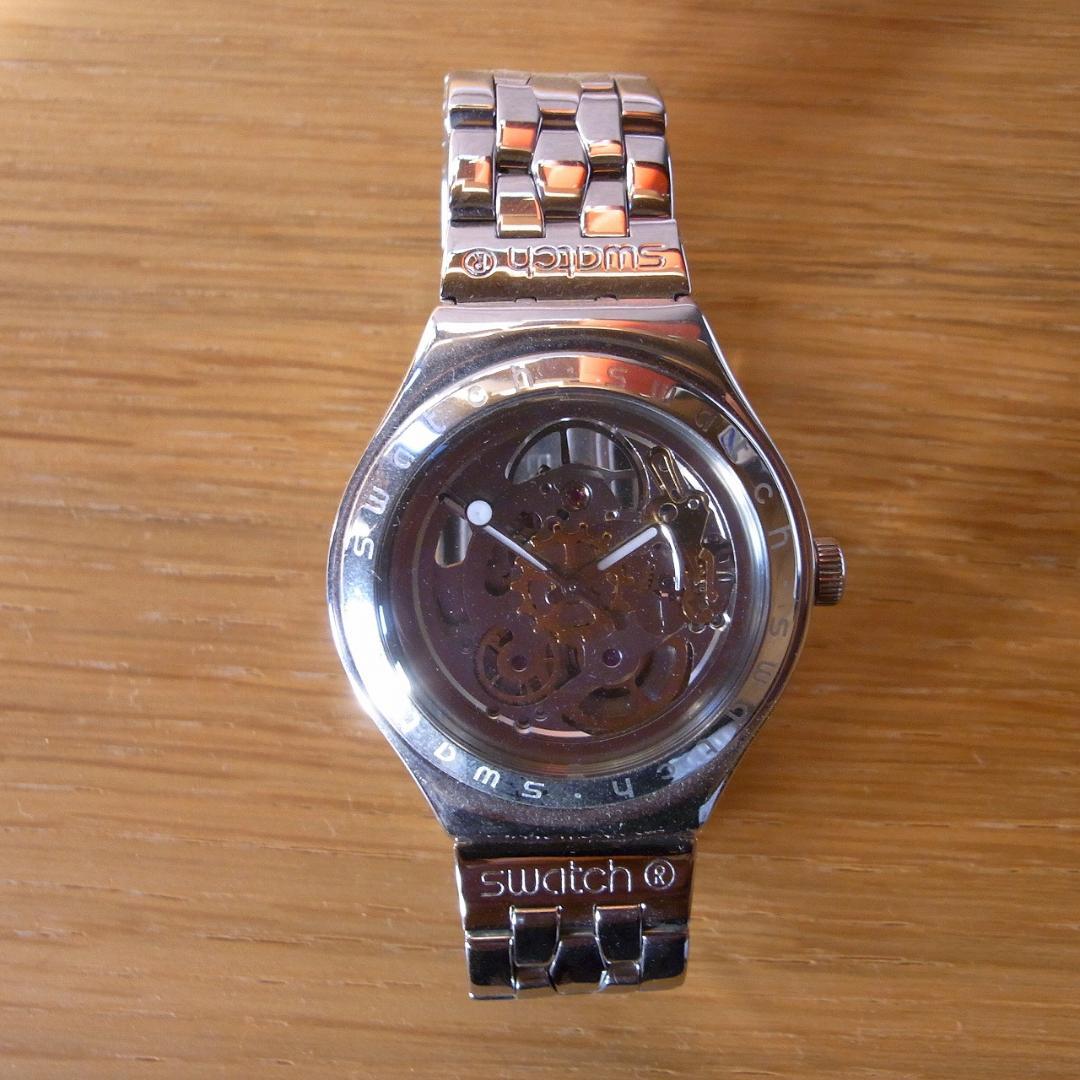 Swatch 自動巻き時計 スケルトン