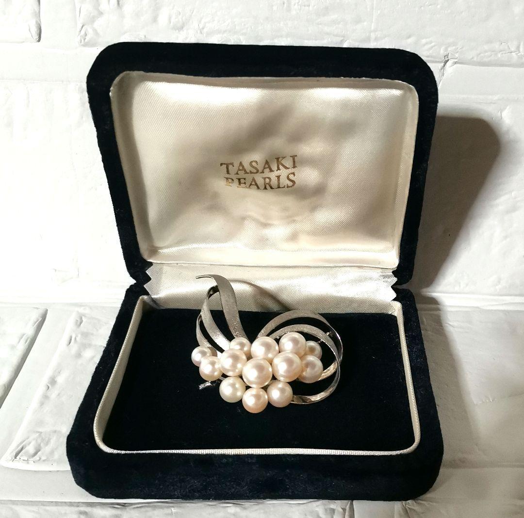 豪華！田崎真珠　TASAKI タサキ アコヤパール　ブローチ　コサージュ