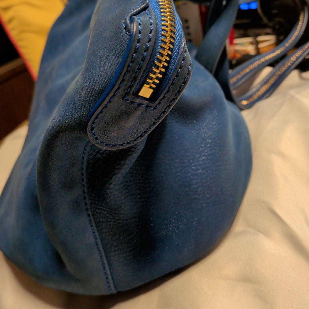 Fendi 青 レザー ハンドバッグ