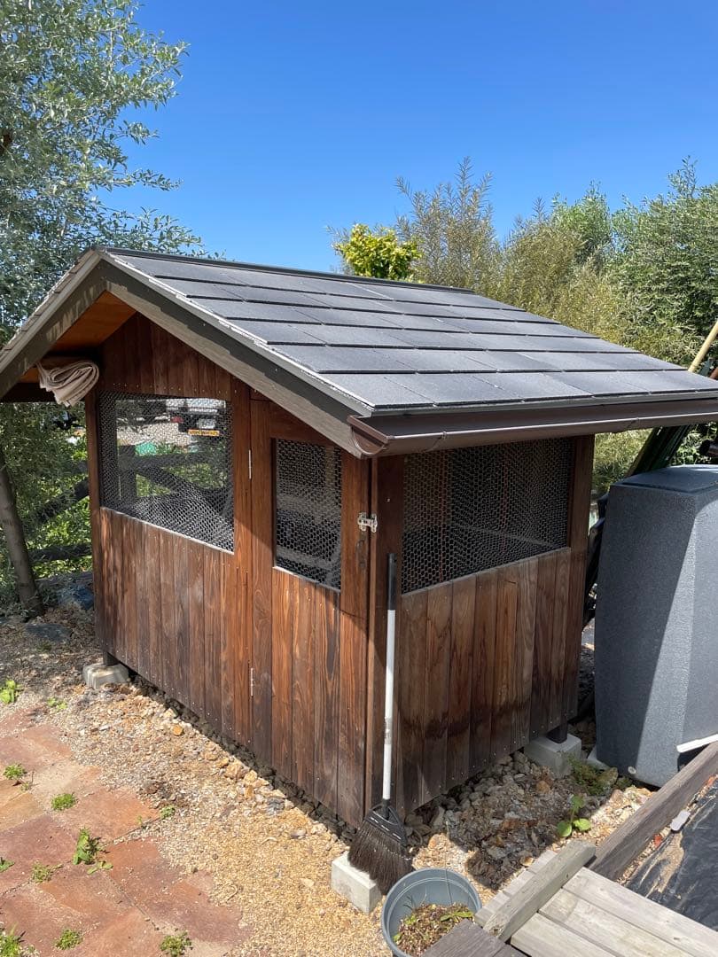 鶏小屋　木製犬小屋 中型犬用