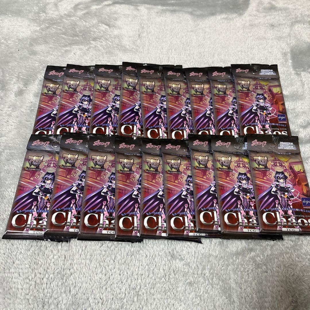Chaos TCG カオス　マブラヴ　アージュ　未開封パック　18パック