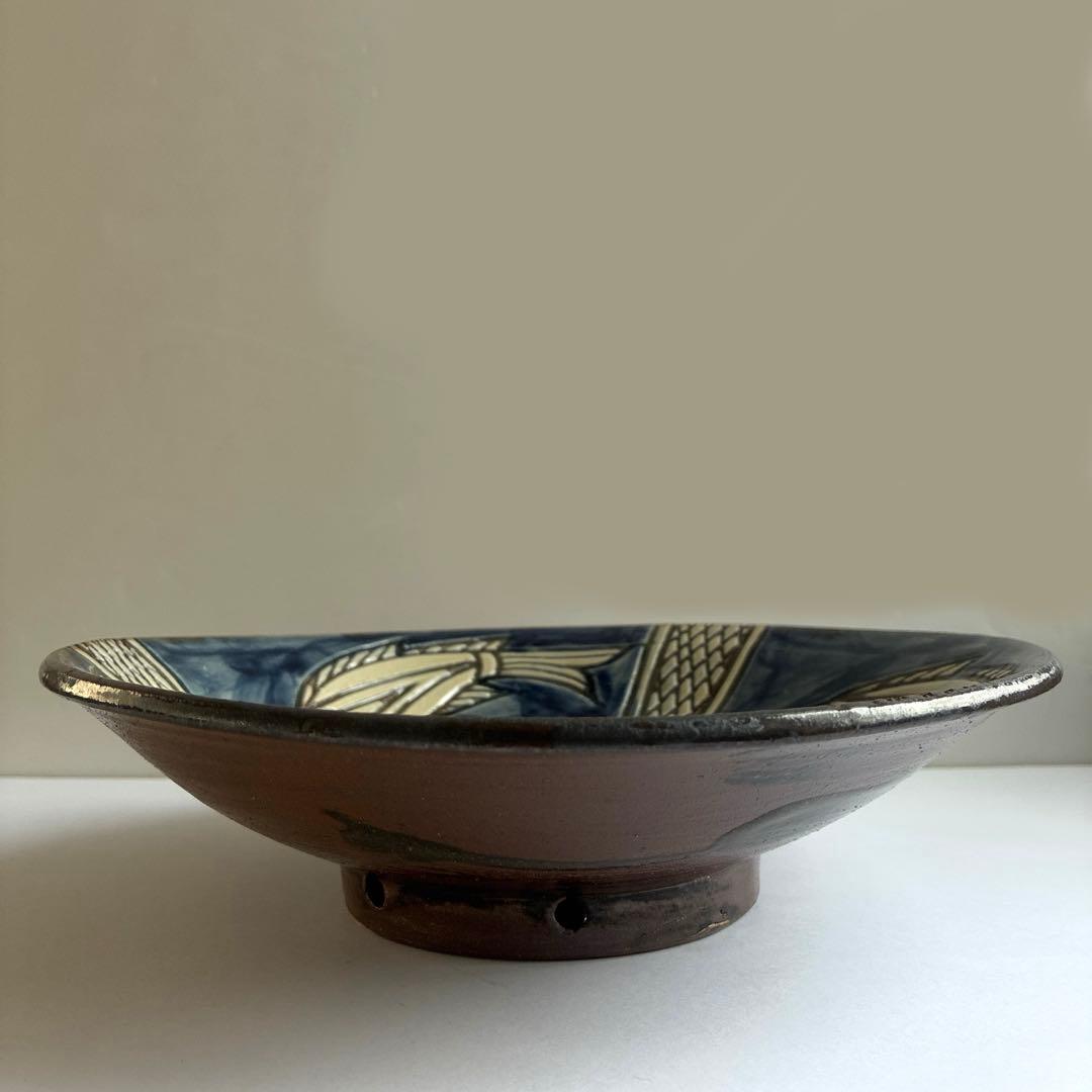 新品未使用　壺屋焼　金城敏男(金城次郎の長男）　皿