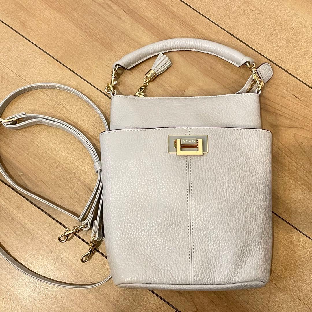 未使用級　アタオ　ホリデー　ハンドバッグ　ショルダーバッグ　2way