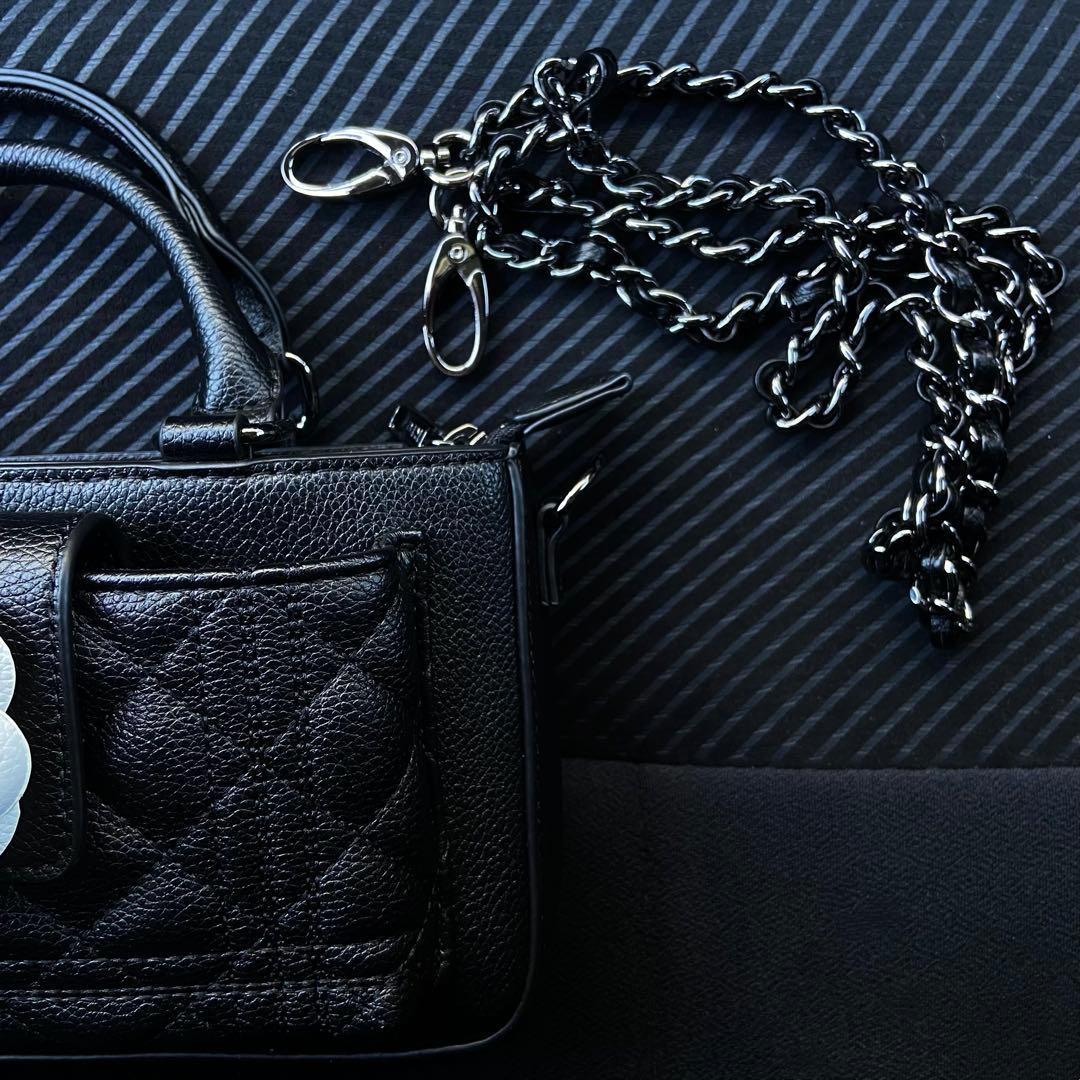 Riu Rose phone bag ブラック ローズ 薔薇