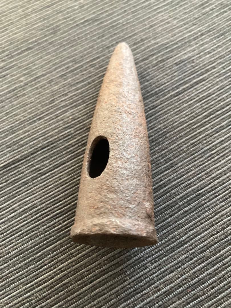 刀装具　大身の槍　大型鉄製石突　鍔　江戸時代