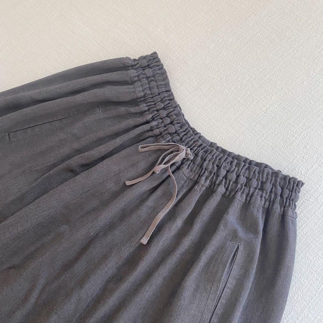 新品タグ付き 中川政七商店 *△∴ バンブーウール サルエルパンツ
